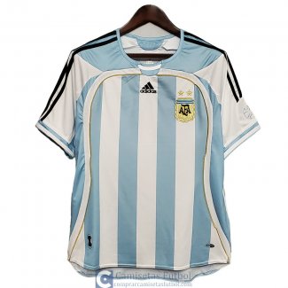 Camiseta Argentina Retro Primera Equipacion 2006 2007