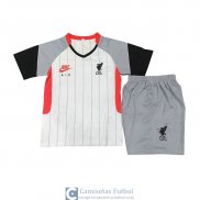 Camiseta Liverpool Ninos White 2020/2021