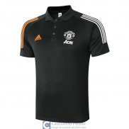 Camiseta Manchester United Polo Black 2020/2021