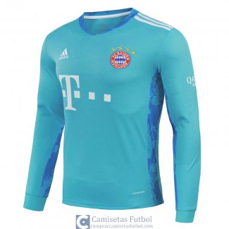 Camiseta Manga Larga Bayern Munich Portero Blue 2020/2021