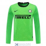 Camiseta Manga Larga Inter Milan Portero Green 2020/2021