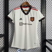 Camiseta Mujer Manchester United Segunda Equipacion 2022/2023