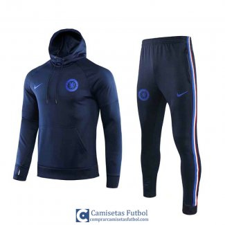 Chelsea Sudadera Capucha Blue + Pantalon 2019/2020