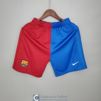 Pantalon Corto Barcelona Primera Equipacion Red Blue 2021/2022