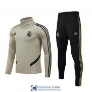 Real Madrid Sudadera De Entrenamiento High Collar + Pantalon 201