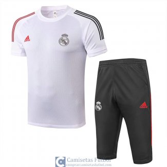 Real Madrid Sudadera De Entrenamiento White + Pantalon Black 202