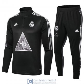 Real Madrid x Humanrace Sudadera De Entrenamiento Black+ Pantalon 2020/2021