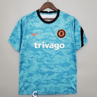 Camiseta Chelsea Training Blue IV 2021/2022