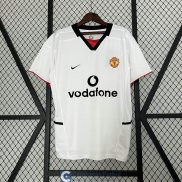 Camiseta Manchester United Retro Segunda Equipacion 2002/2003