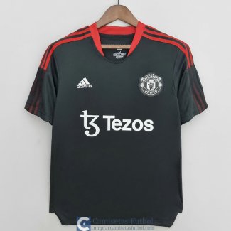 Camiseta Manchester United Training Suit Black II 2022/2023