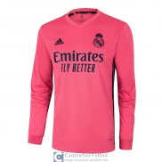 Camiseta Manga Larga Real Madrid Segunda Equipacion 2020/2021