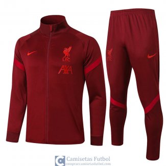 Liverpool Chaqueta Burgundy + Pantalon 2020/2021