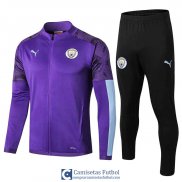 Manchester City Chaqueta Purple + Pantalon 2019/2020