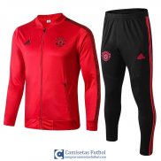 Manchester United Chaqueta Red + Pantalon 2019/2020