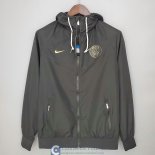 PSG Chaqueta Rompevientos Black Golden 2021/2022