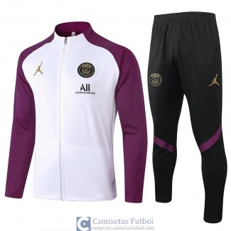 PSG x Jordan Chaqueta Purple + Pantalon 2020/2021