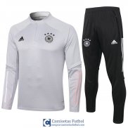 Alemania Sudadera De Entrenamiento Light Grey + Pantalon 2020/20