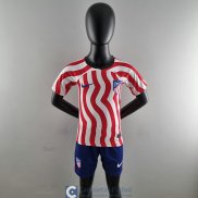 Camiseta Atletico De Madrid Ninos Primera Equipacion 2022/2023