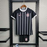 Camiseta Corinthians Ninos Segunda Equipacion 2023/2024