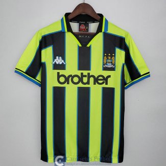 Camiseta Manchester City Retro Segunda Equipacion 1998/1999