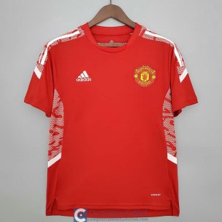 Camiseta Manchester United Training Red III 2021/2022