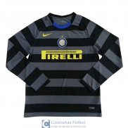 Camiseta Manga Larga Inter Milan Tercera Equipacion 2020/2021