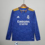 Camiseta Manga Larga Real Madrid Segunda Equipacion 2021/2022