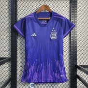 Camiseta Mujer Argentina 3 Star Segunda Equipacion 2022/2023