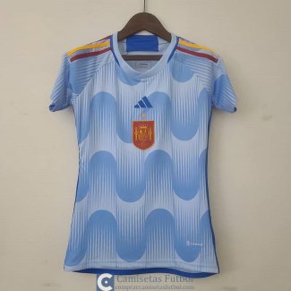 Camiseta Mujer Espana Segunda Equipacion 2022/2023