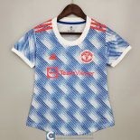 Camiseta Mujer Manchester United Segunda Equipacion 2021/2022