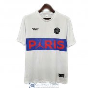 Camiseta PSG x Jordan Training White Blue 2020/2021