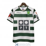 Camiseta Sporting Lisboa Retro Primera Equipacion 2001 2002