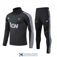 Manchester United Sudadera De Entrenamiento High Collar + Pantal