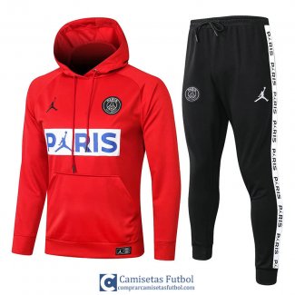 PSG x JORDAN Sudadera Capucha Red + Pantalon 2020/2021