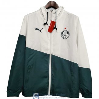 Palmeiras Chaqueta Rompevientos White Green 2020/2021