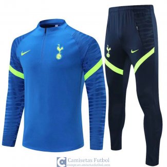 Tottenham Hotspur Sudadera De Entrenamiento Blue + Pantalon Blue 2021/2022